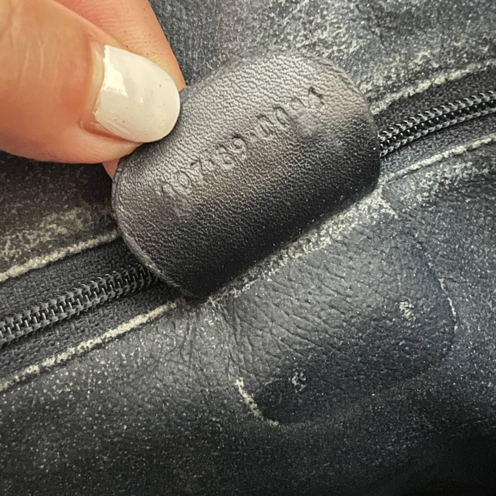 GUCCI GG Plus Navy Canvas and Leather Crossbody Bag - Picture 12 of 16